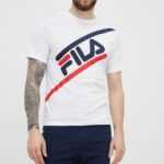 Fila Bavlněné pyžamo Fila bílá barva