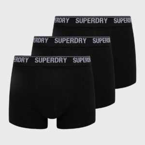 Superdry Boxerky Superdry (3-pack) černá barva