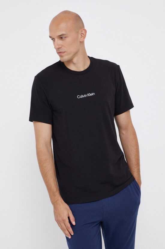 Calvin Klein Underwear Pyžamové tričko Calvin Klein Underwear černá barva