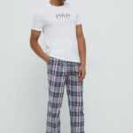 Polo Ralph Lauren Bavlněné pyžamo Polo Ralph Lauren s potiskem