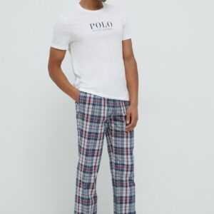 Polo Ralph Lauren Bavlněné pyžamo Polo Ralph Lauren s potiskem