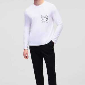 Karl Lagerfeld Pyžamo Karl Lagerfeld černá barva