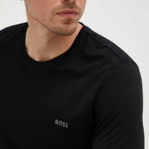 Boss Pyžamové tričko BOSS černá barva