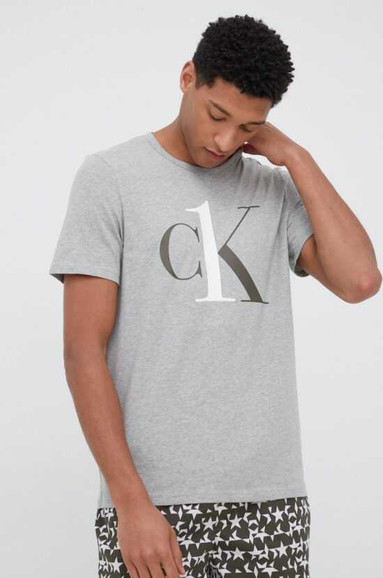 Calvin Klein Underwear Plážové tričko Calvin Klein Underwear šedá barva