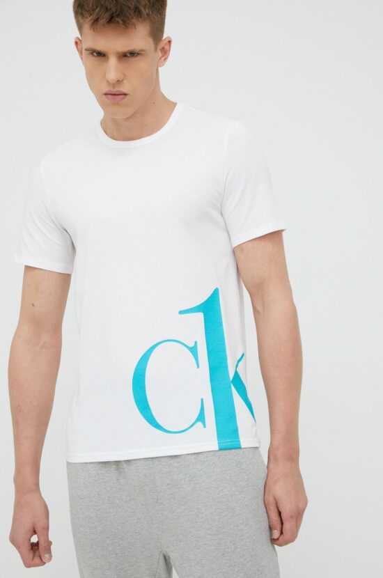 Calvin Klein Underwear Pyžamové tričko Calvin Klein Underwear bílá barva