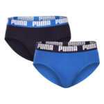 Puma 2PACK pánské slipy Puma vícebarevné (521030001 420) XL