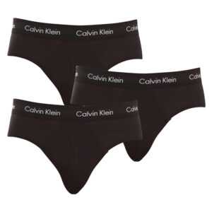 Calvin Klein 3PACK pánské slipy Calvin Klein černé (U2661G-XWB) L
