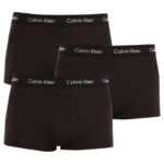 Calvin Klein 3PACK pánské boxerky Calvin Klein černé (U2664G-XWB) S