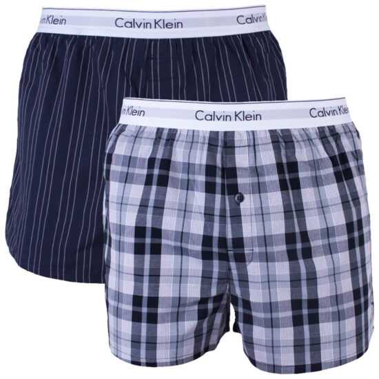 2PACK pánské trenky Calvin Klein vícebarevné (NB1396A-JKZ) L Calvin Klein 2PACK pánské trenky Calvin Klein vícebarevné (NB1396A-JKZ) L