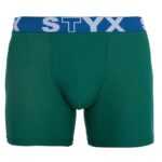 Styx Pánské boxerky Styx long sportovní guma tmavě zelené (U1066) M