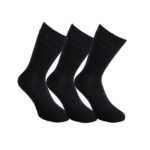 Styx 3PACK ponožky Styx vysoké bambusové černé (3HB960)  M