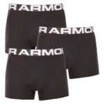 Under Armour 3PACK pánské boxerky Under Armour černé (1363616 001) M