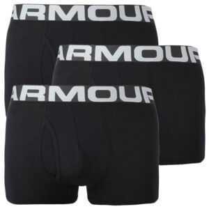 Under Armour 3PACK pánské boxerky Under Armour nadrozměr černé (1363616 001) 4XL