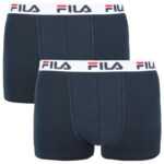 Fila 2PACK pánské boxerky Fila modré (FU5016/2-321) XL