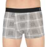 Molvy Pánské boxerky Molvy šedé (MP-1033-BEU) M