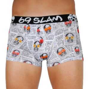 69SLAM Pánské boxerky 69SLAM hip newspaper (MSYNSK-PO) XXL