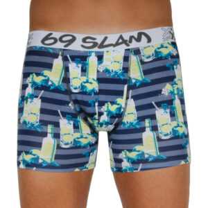 69SLAM Pánské boxerky 69SLAM fit bamboo mojito (MPBJTO-BB) M