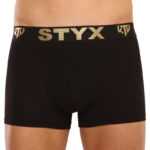 Styx Pánské boxerky Styx / KTV sportovní guma černé - černá guma (GTC960) XL