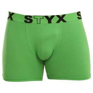 Styx Pánské boxerky Styx long sportovní guma zelené (U1069) XXL