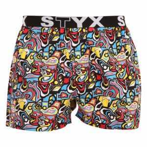 Styx Pánské trenky Styx art sportovní guma skica (B1254) M