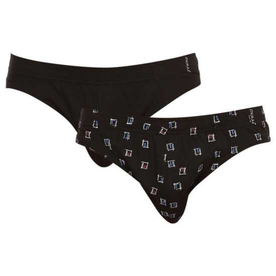 2PACK Pánské slipy Molvy vícebarevné (KP-085-SBU) XL Molvy 2PACK Pánské slipy Molvy vícebarevné (KP-085-SBU) XL