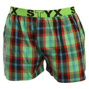 Styx Pánské trenky Styx sportovní guma vícebarevné (B904) M