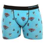 69SLAM Pánské boxerky 69SLAM fit bamboo day of the dead  (MPBDOF-BB) L