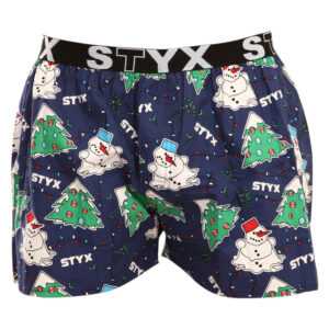 Styx Pánské trenky Styx art sportovní guma Vánoce (B1450) XL