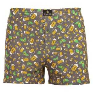 VoXX Pánské trenky VoXX vícebarevné (Karlos - pivo malé/šedé) XXL