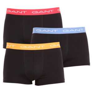 Gant 3PACK pánské boxerky Gant černé (902213003-005) M