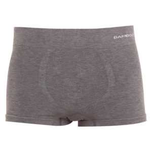 Gino Pánské boxerky Gino bezešvé bambusové šedé (53005) M