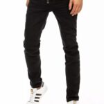 Dstreet Stylové džíny v černém provedení