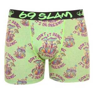 69SLAM Pánské boxerky 69SLAM fit bamboo organic trip (MPBOGT-BB) M