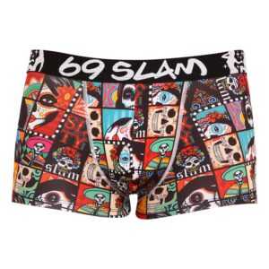69SLAM Pánské boxerky 69SLAM hip mexican square (MSYMCQ-PO) XXL