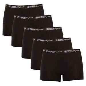 Lee Cooper 5PACK pánské boxerky Lee Cooper černé (LCU3200709A-1410366) XL