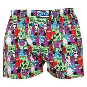 Styx Pánské trenky Styx art klasická guma příšerky (A1555) XL