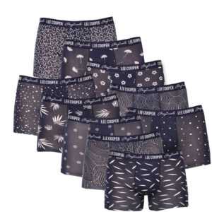 Lee Cooper 10PACK pánské boxerky Lee Cooper vícebarevné (LCUBOX10P2-1946718) M