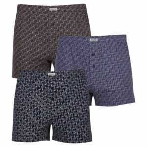 Andrie 3PACK pánské trenky Andrie vícebarevné (PS 5637) M