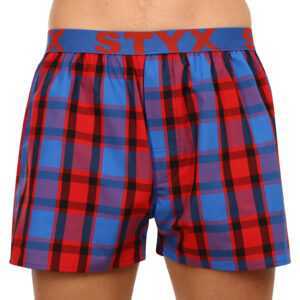 Styx Pánské trenky Styx sportovní guma vícebarevné (B937) XL