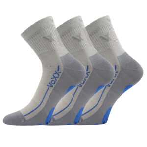 VoXX 3PACK ponožky VoXX šedé (Barefootan-grey) L