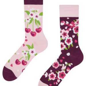 Dedoles Veselé bambusové ponožky Dedoles Třešňový květ (GMBRS1373) L