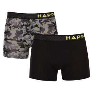 Happy Shorts 2PACK pánské boxerky Happy Shorts vícebarevné (HSJ 792) L