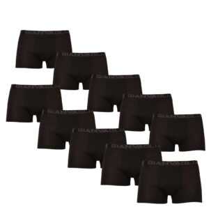 Gianvaglia 10PACK pánské boxerky Gianvaglia černé (023) M