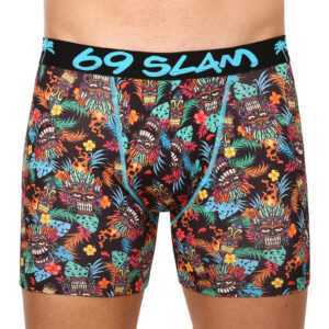69SLAM Pánské boxerky 69SLAM fit hawaiian tiki (MBYHWT-PO) M
