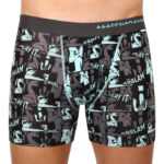 69SLAM Pánské boxerky 69SLAM fit comix strip (MPBCXS-BB) M