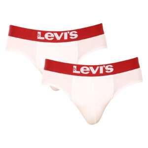 Levis 2PACK pánské slipy Levis bílé (905003001 317) M