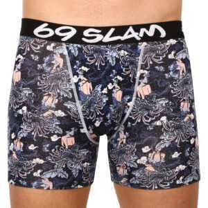 69SLAM Pánské boxerky 69SLAM fit bamboo geisha (MPBGSH-BB) L