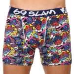 69SLAM Pánské boxerky 69SLAM fit bamboo fruit cake (MPBFRC-BB) M