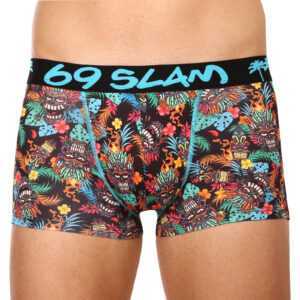 69SLAM Pánské boxerky 69SLAM hip hawaiian tiki (MSYHWT-PO) XL