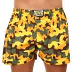 Styx Pánské trenky Styx art klasická guma nadrozměr maskáč žlutý (E1559) 5XL